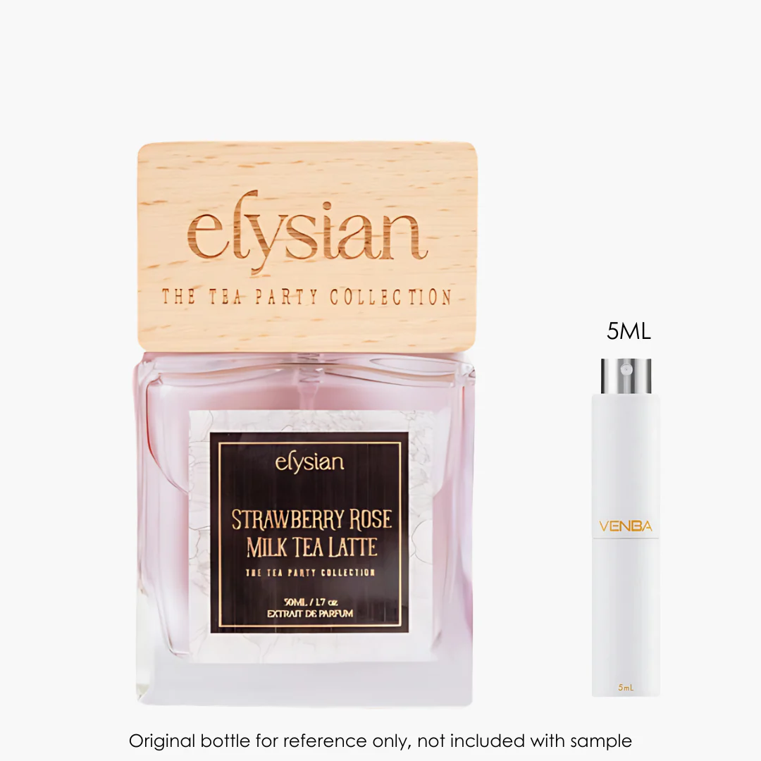 Elysian Strawberry Rose Milk Tea Latte Extrait - Image 3